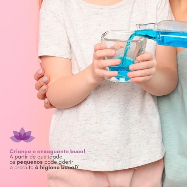 Criança e Enxaguante Bucal